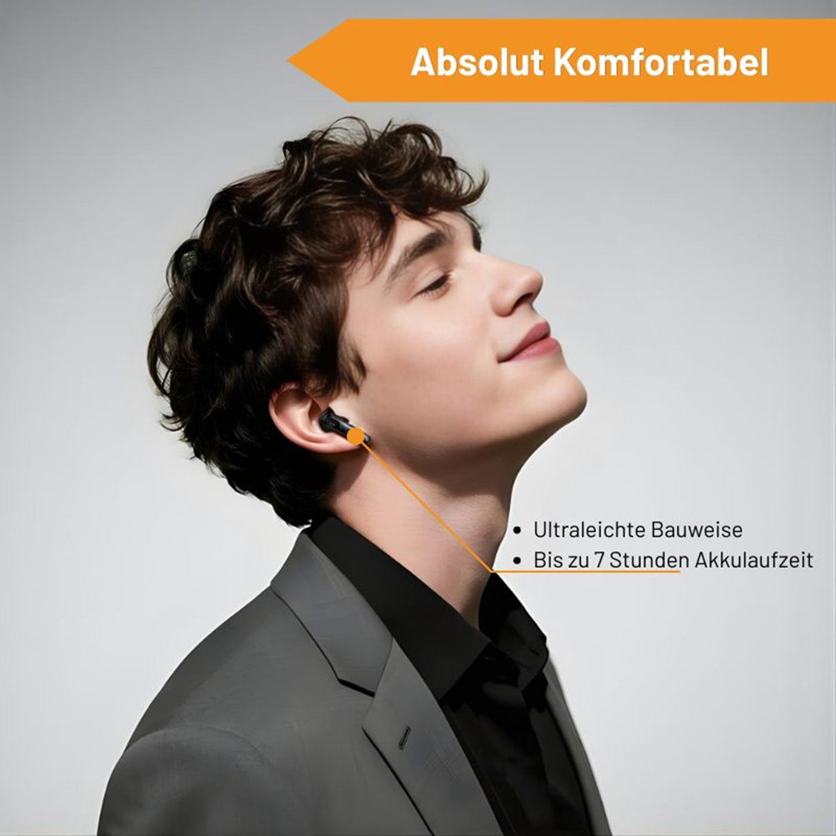 Kopfhörer Bluetooth In-Ear – Wireless Headset Stereo