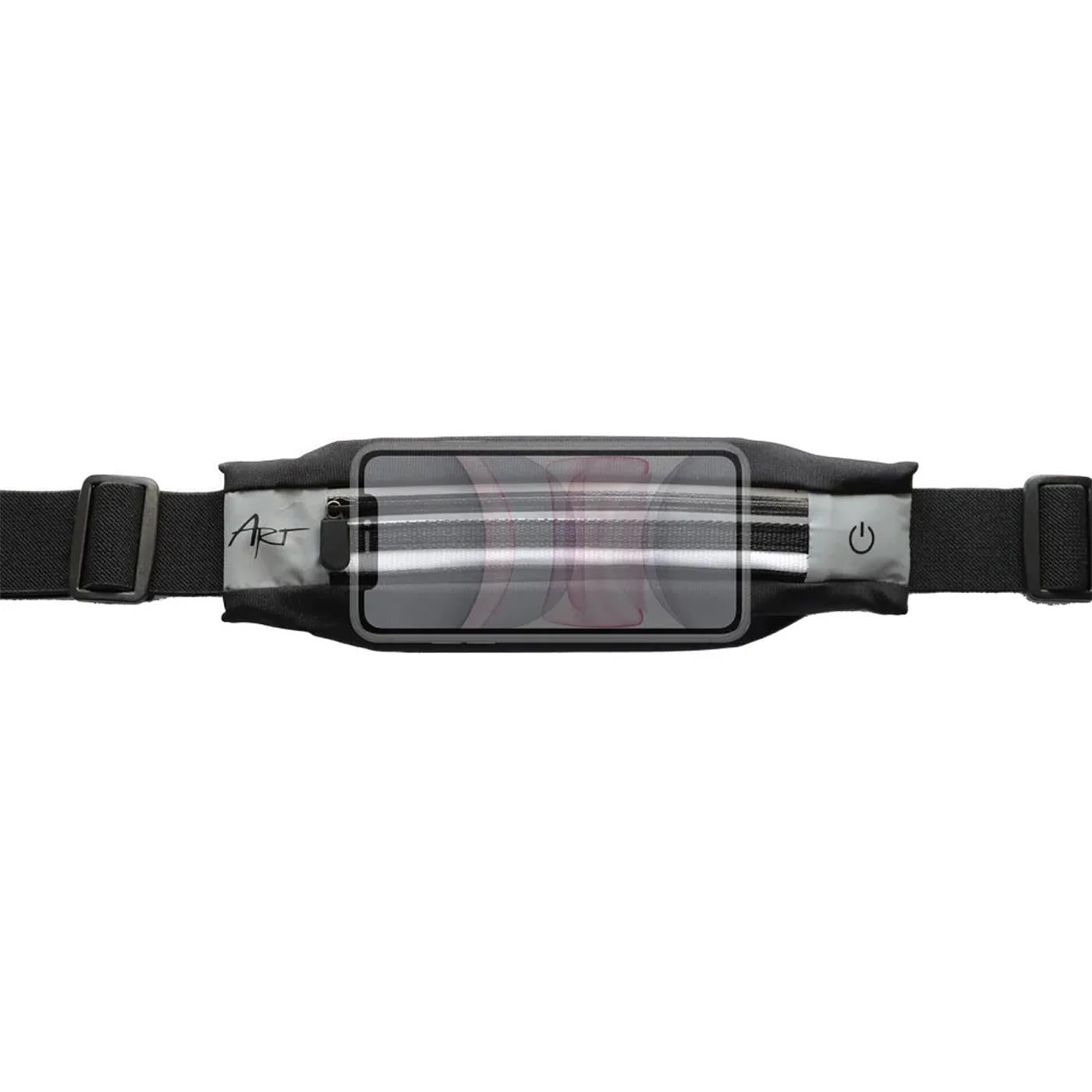 Lauf Hüftgürtel mit LED – Handyfach & Reflektor