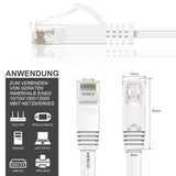 Patch FLAT Kabel Cat6 - PC-Flat-600A - 30M
