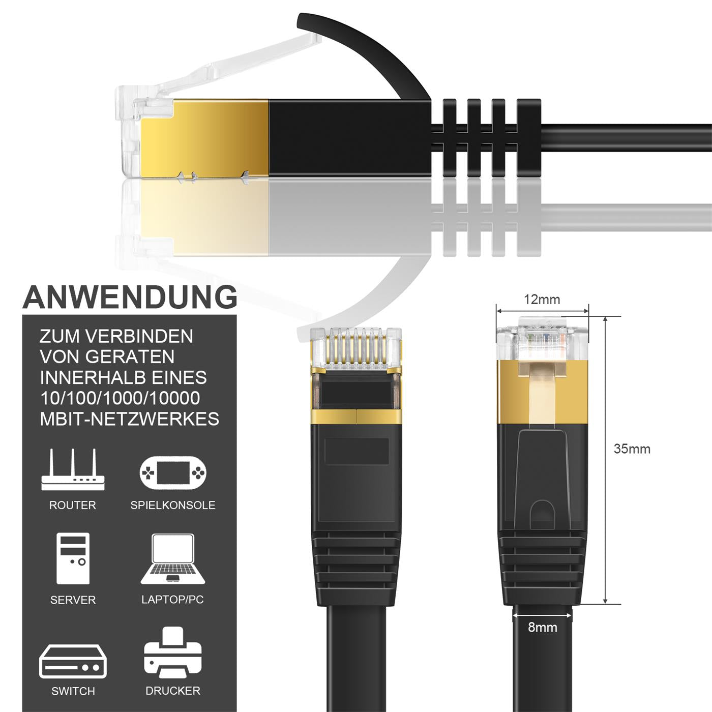 Netzwerkkabel Cat 6 – Premium Patchkabel