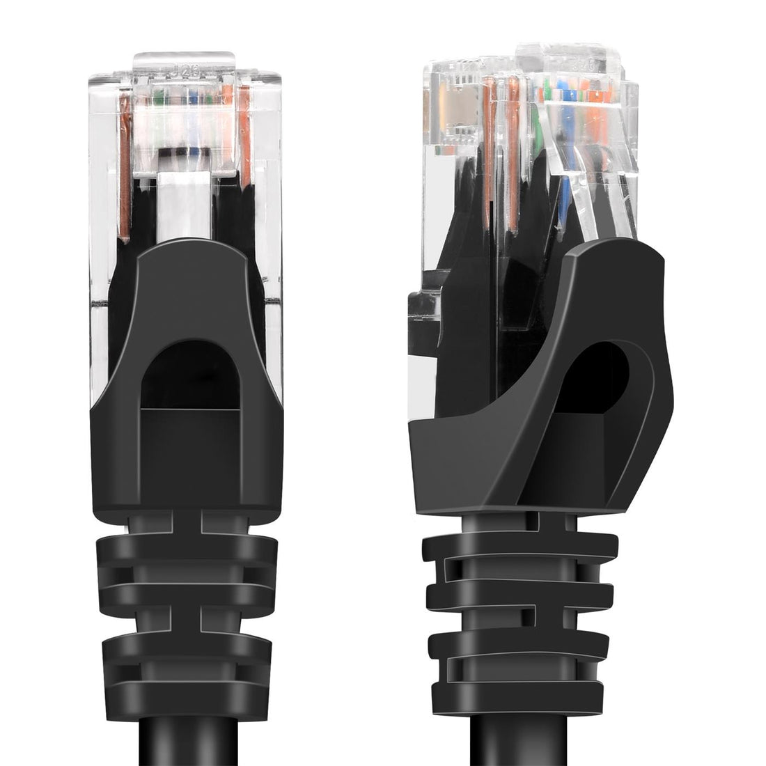 Robuster Knickschutz am RJ45-Stecker