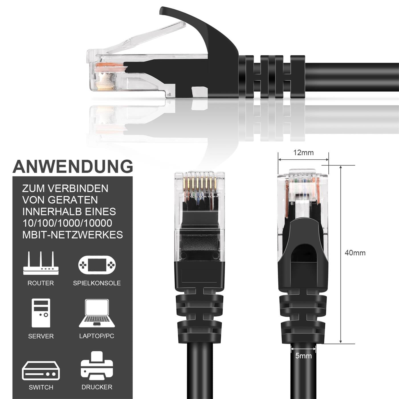 Netzwerkkabel Cat 6 – Premium Patchkabel