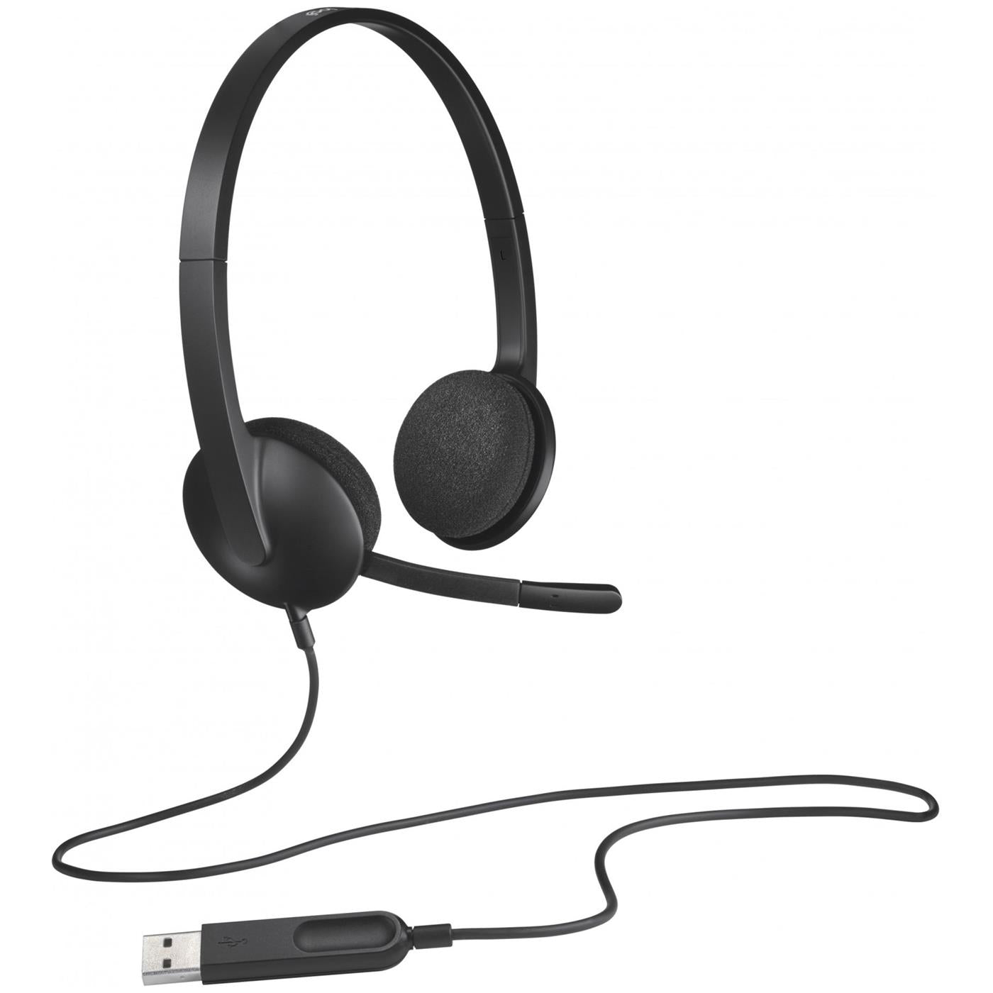 PC Headset USB – Stereo mit Mikrofon Rauschunterdrückung