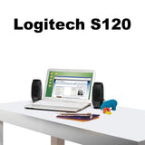 PC-Lautsprecher LOGITECH S120, 3.5mm, Stereo 2.0