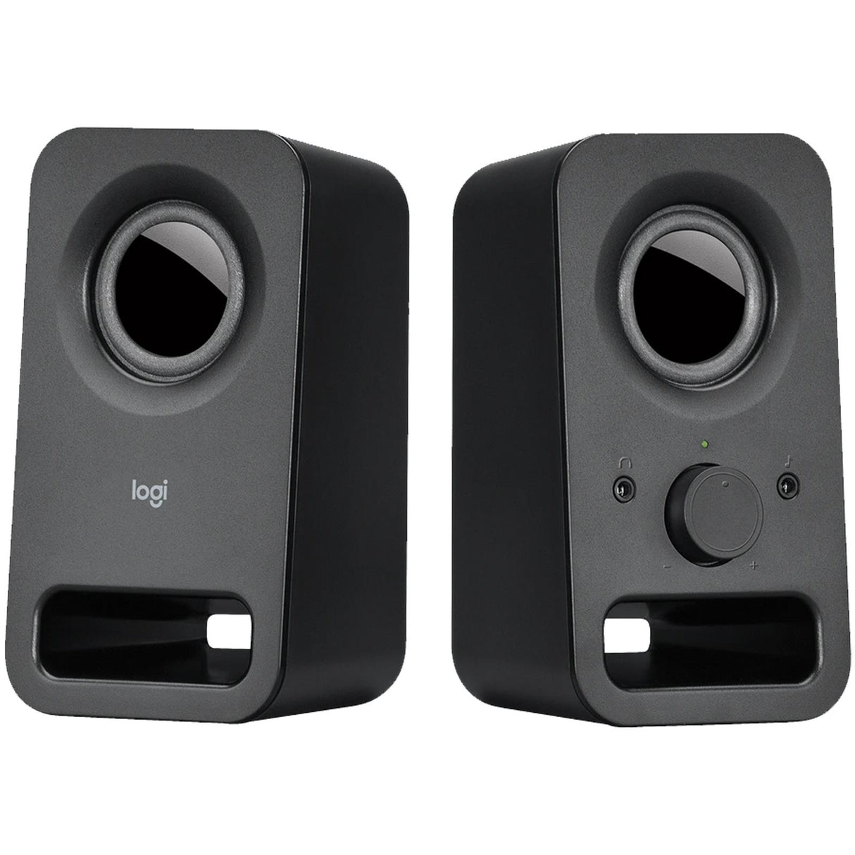 Logitech Z150 kompakte 2.0 PC-Lautsprecher mit 3,5-mm-Audioeingang und Kopfhöreranschluss