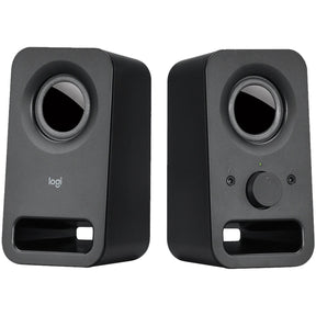 Logitech Z150 kompakte 2.0 PC-Lautsprecher mit 3,5-mm-Audioeingang und Kopfhöreranschluss