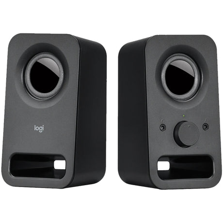 Logitech Z150 kompakte 2.0 PC-Lautsprecher mit 3,5-mm-Audioeingang und Kopfhöreranschluss