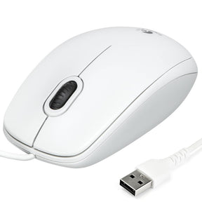 Logitech B100 kabelgebundene Maus mit ergonomischem Design und USB-Anschluss