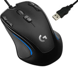Logitech G300S kabelgebundene Gaming-Maus mit 9 programmierbaren Tasten und RGB Beleuchtung