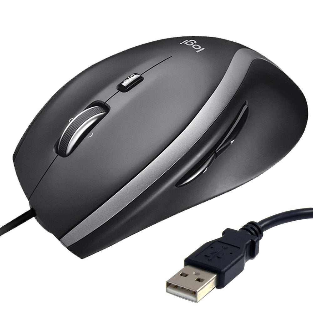Logitech M500s kabelgebundene Maus mit ergonomischem Design und Hyper-Fast Scrolling