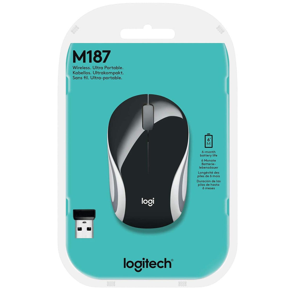 PC-Maus LOGITECH M187 - Schwarz