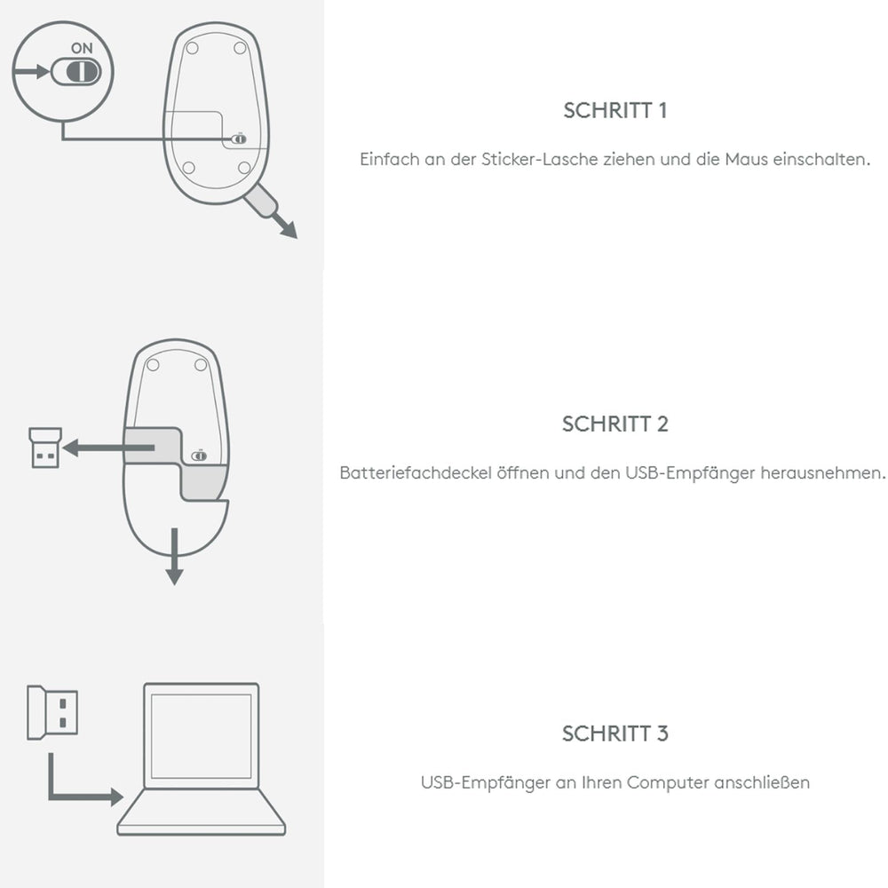 PC-Maus LOGITECH M190 - Anthrazit