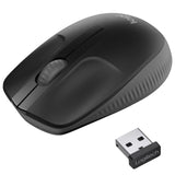 Logitech M190 kabellose Maus mit ergonomischem Design und langer Batterielaufzeit