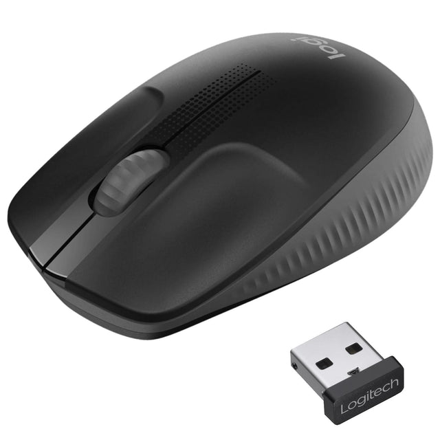 Logitech M190 kabellose Maus mit ergonomischem Design und langer Batterielaufzeit