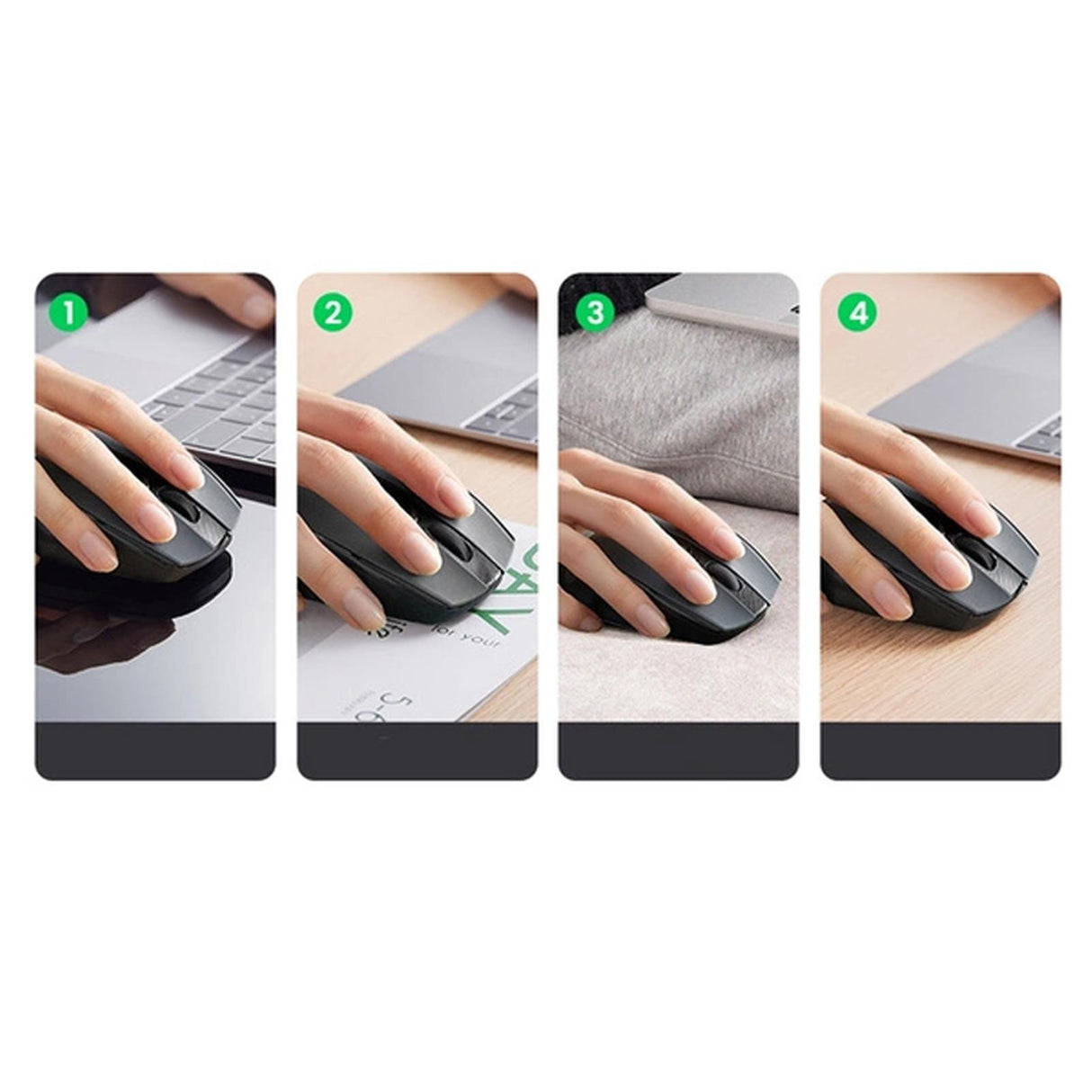 PC-Maus UGREEN MU006 - Schwarz