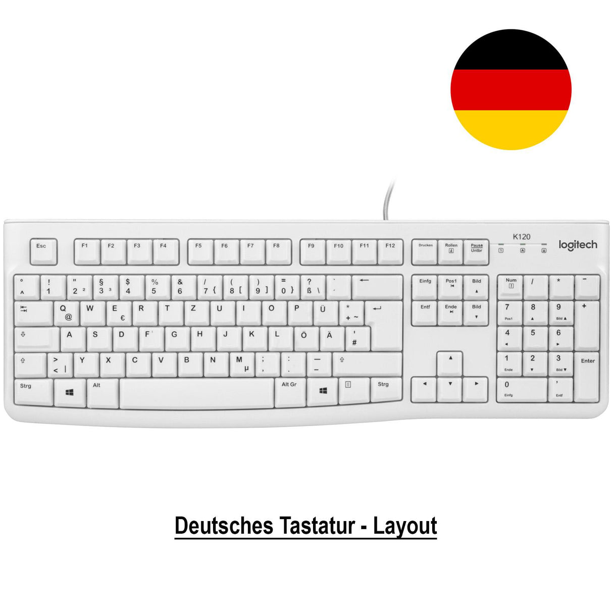 PC Tastatur LOGITECH K120