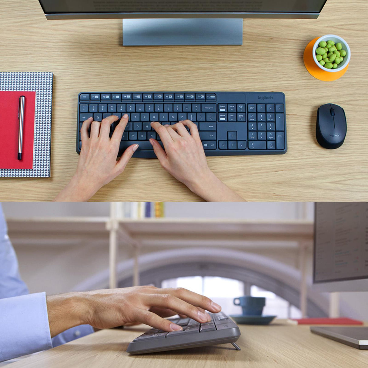 PC-Tast./Maus Set LOGITECH MK235 - Schwarz