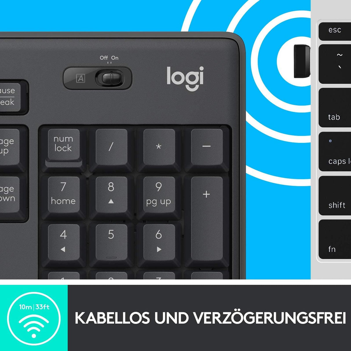 PC-Tast./Maus Set LOGITECH MK295 - Schwarz