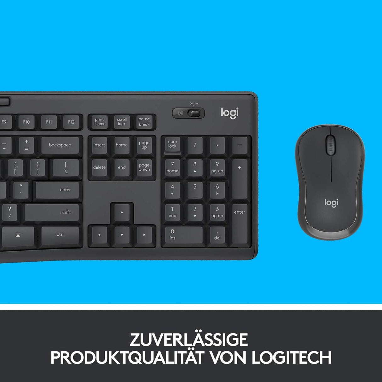 PC-Tast./Maus Set LOGITECH MK295 - Schwarz