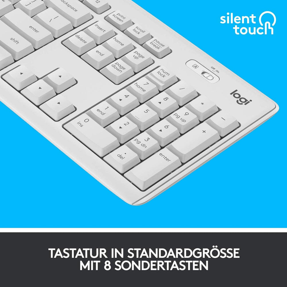 PC-Tast./Maus Set LOGITECH MK295 - Weiss
