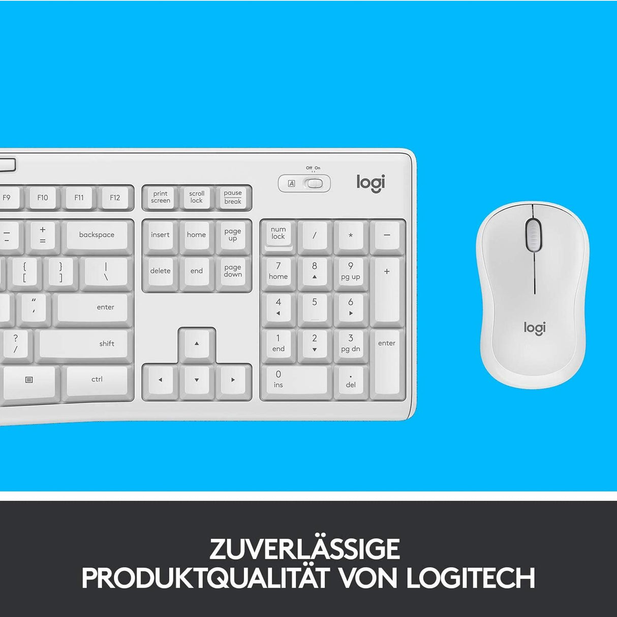 PC-Tast./Maus Set LOGITECH MK295 - Weiss