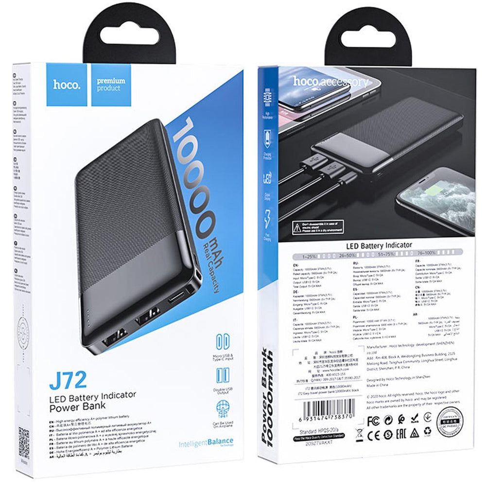 Powerbank - Hoco - J72 - 10000 mAh