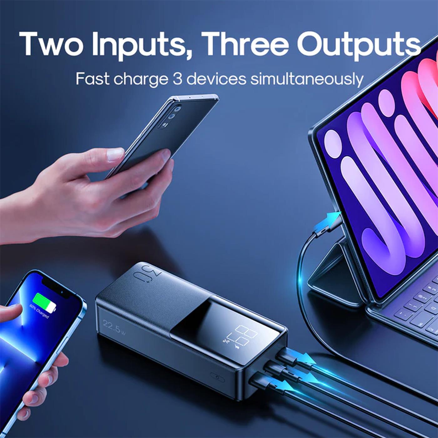 Power Bank 10000 mAh – USB-C PD & QC 3.0