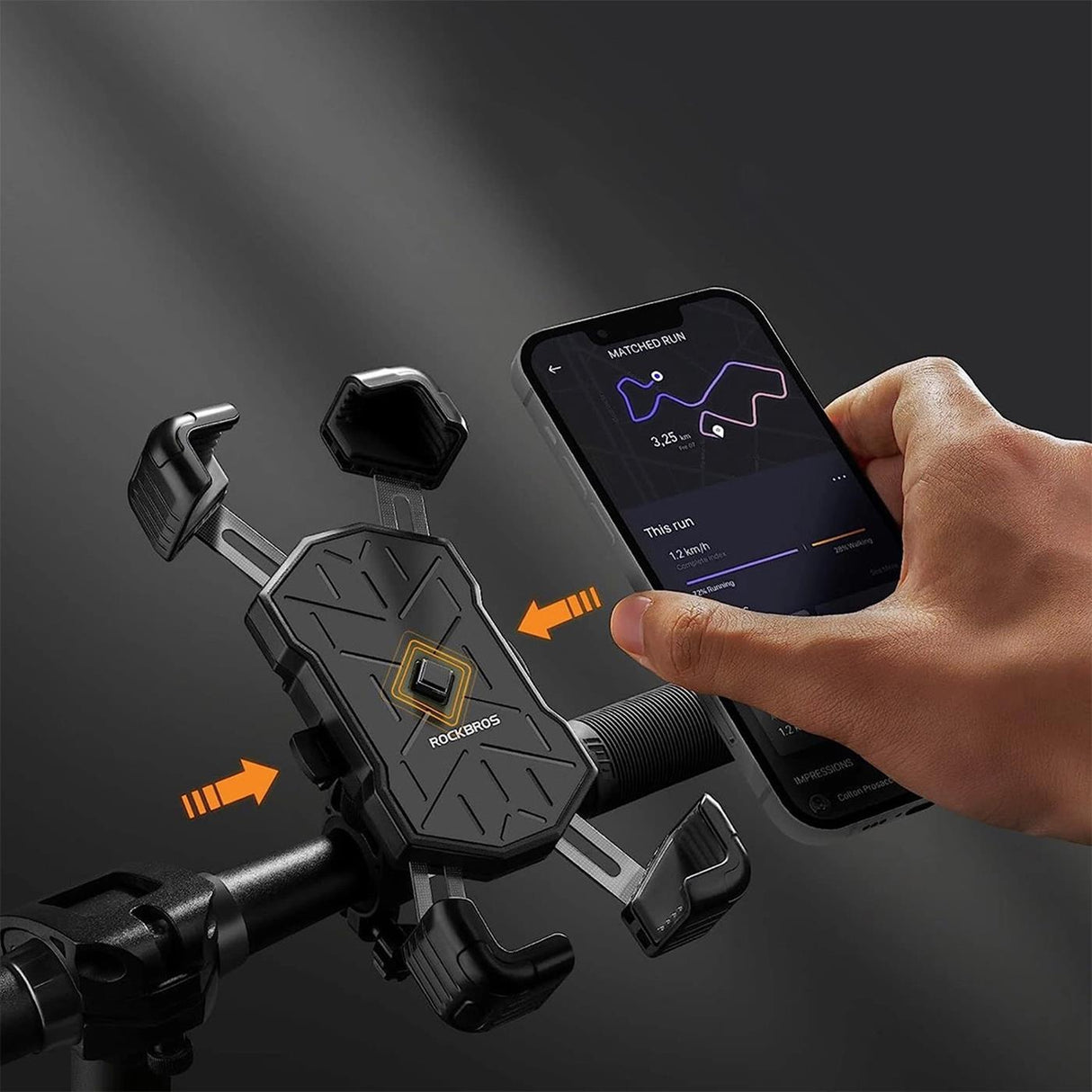 Handyhalterung Universal – Motorrad, Fahrrad, Roller