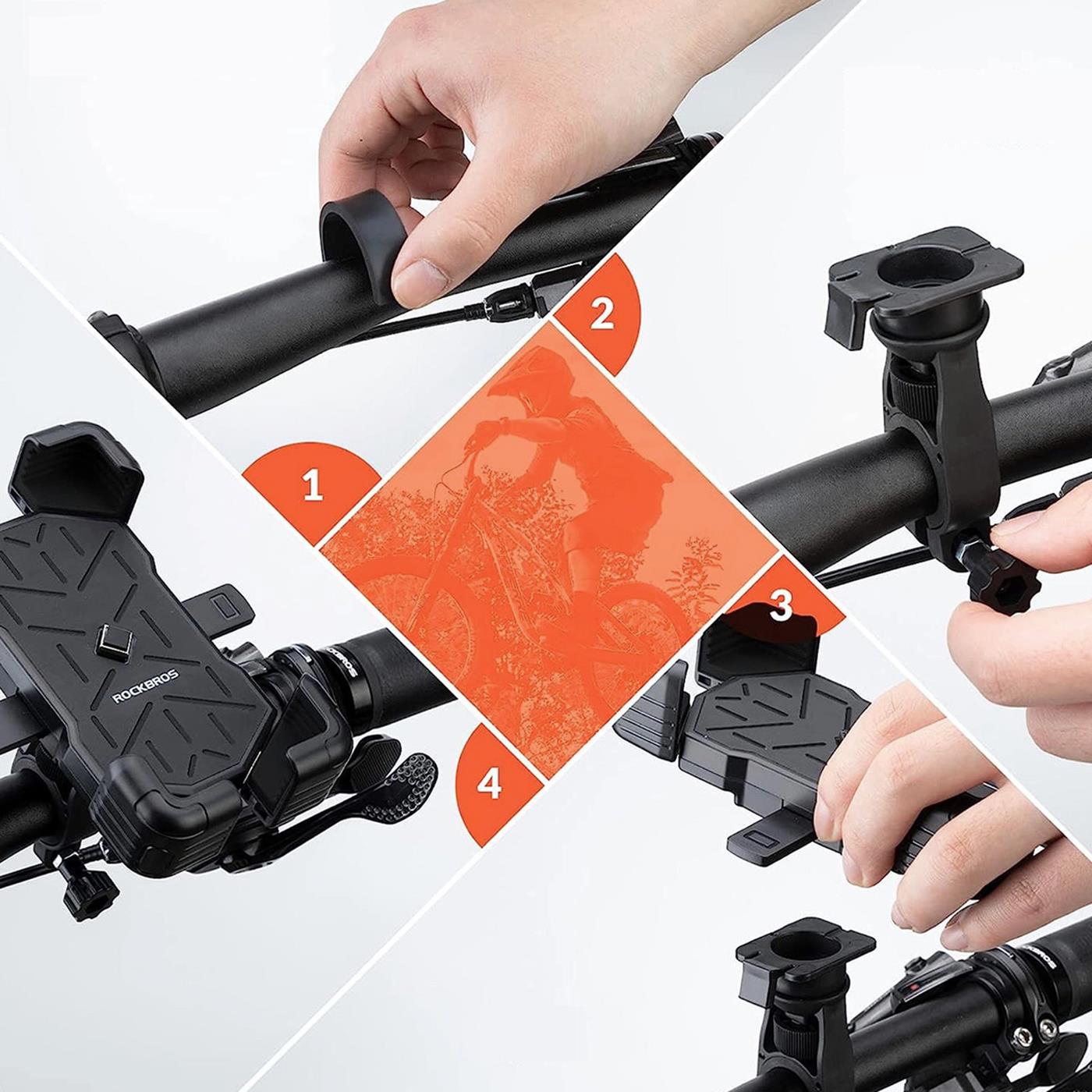 Handyhalterung Universal – Motorrad, Fahrrad, Roller