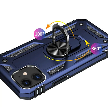 Härte getestete, stoßdämpfende Handyhülle für iPhone 12 / 12 Pro in Blau