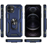 Härte getestete, stoßdämpfende Handyhülle für iPhone 12 Mini in Blau