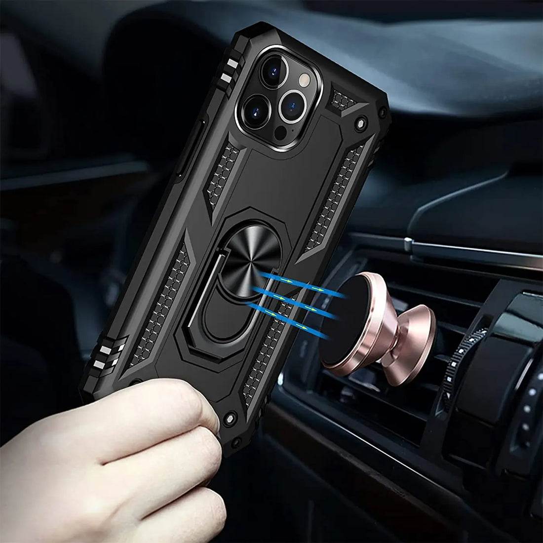 Integrierte Halterung fürs Auto