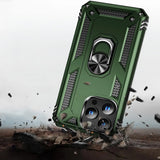 Härte getestete, stoßdämpfende Handyhülle für iPhone 15 Pro Max in Grün