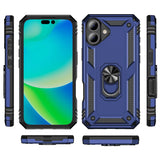 Härte getestete, stoßdämpfende Handyhülle für iPhone 16 Plus in Blau