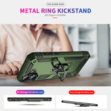 Härte getestete, stoßdämpfende Handyhülle für iPhone 16 Plus in Grün