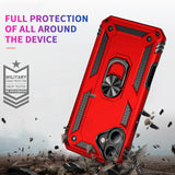 Härte getestete, stoßdämpfende Handyhülle für iPhone 16 Plus in Rot