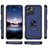 Härte getestete, stoßdämpfende Handyhülle für iPhone 16 Pro Max in Blau