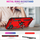 Härte getestete, stoßdämpfende Handyhülle für iPhone 16 in Rot