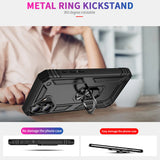 Härte getestete, stoßdämpfende Handyhülle für iPhone 16 in Schwarz