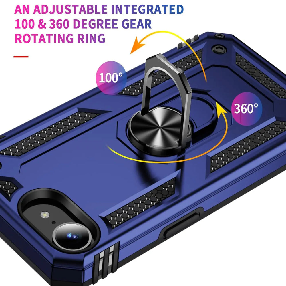 Härte getestete, stoßdämpfende Handyhülle für Apple iPhone 16e in Blau