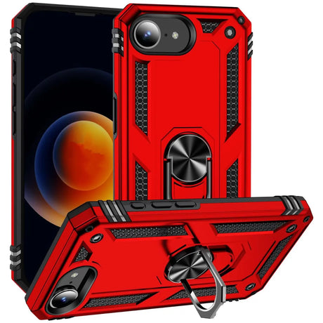 Härte getestete, stoßdämpfende Handyhülle für Apple iPhone 16e in Rot