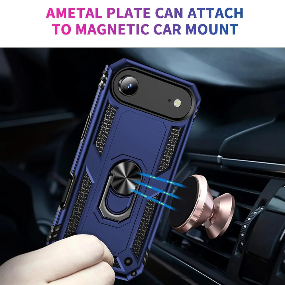 Härte getestete, stoßdämpfende Handyhülle für iPhone 17 Air in Blau