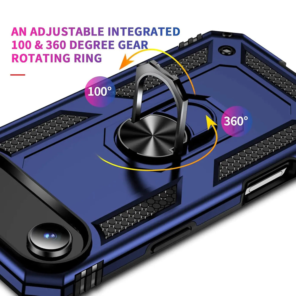 Härte getestete, stoßdämpfende Handyhülle für iPhone 17 Air in Blau