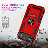 Härte getestete, stoßdämpfende Handyhülle für iPhone 17 Air in Rot