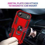 Härte getestete, stoßdämpfende Handyhülle für iPhone 17 Air in Rot