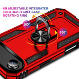 Härte getestete, stoßdämpfende Handyhülle für iPhone 17 Air in Rot