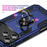 Härte getestete, stoßdämpfende Handyhülle für iPhone 17 Pro in Blau