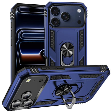 Härte getestete, stoßdämpfende Handyhülle für iPhone 17 Pro Max in Blau