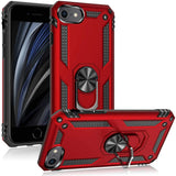 Härte getestete, stoßdämpfende Handyhülle für iPhone 7 / 8 / SE 2 / SE 3 in Rot