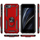 Härte getestete, stoßdämpfende Handyhülle für iPhone 7 / 8 / SE 2 / SE 3 in Rot